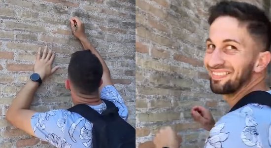 Турист, испортивший стену Колизея, не знал, сколько лет известному объекту
