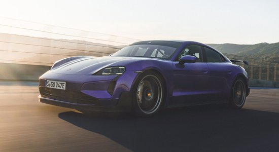 Video: 'Porsche' kļuvis par ātrāko sērijveida elektroauto 'Laguna Seca' trasē