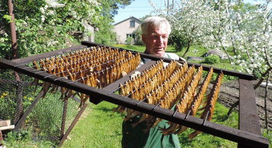 'Reņģēdāju pavārgrāmata': kā kuivižnieks Skujandž reņģes kūpina