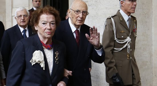 Demisionējis Itālijas prezidents Džordžo Napolitāno