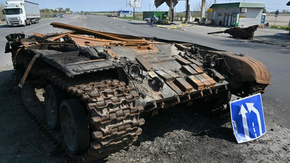 Ukraina Krievijas tanks 