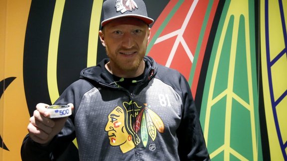 Chicago Blackhawks Marian Hossa 