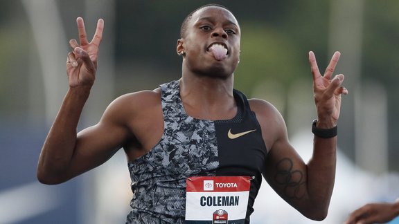 Christian Coleman , vieglatlētika, sprints, Kristians Kolmens