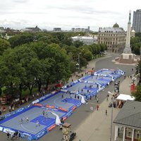 Arī otrais Latvijas čempionāts 3x3 basketbolā notiks pie Brīvības pieminekļa