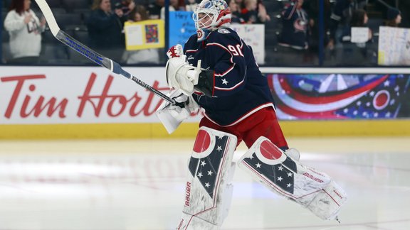 Elvis Merzļikins, Blue Jackets, hokejs