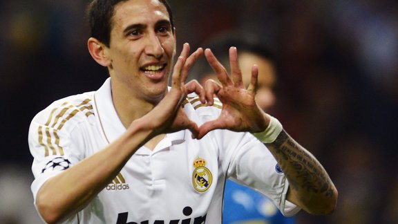 Real Madrid s Angel Di Maria