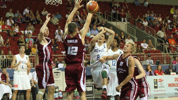 PČ U-19 basketbolā Latvija-Brazīlija - 4