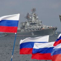 Latvijas tuvumā pamana Krievijas korveti un mācību kuģi