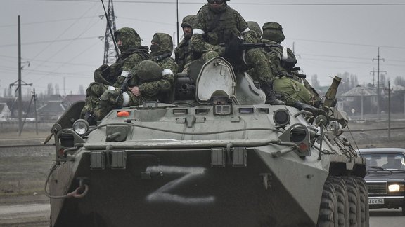 Okupantu BTR-80 Ukrainā