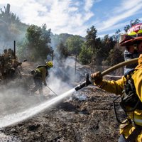 Kalifornijas ugunsgrēki: Tramps draud apturēt federālo palīdzību