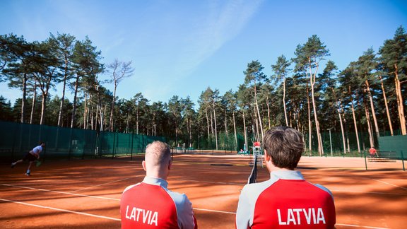 Latvijas tenisa izlase pirms Deivisa kausa spēlēm - 8