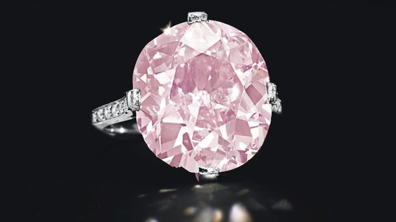 pink diamond ring, known as "the Clark Pink"