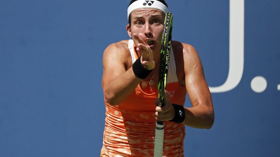 Teniss, ASV atklātais čempionāts: Anastasija Sevastova - Sloeina Stīvensa - 5