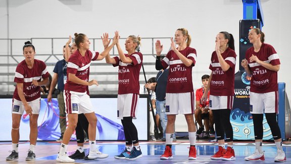 Basketbols, Pasaules kausa izcīņa sievietēm: Latvija - Ķīna