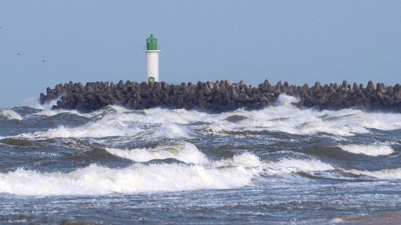 Pašlaik Ventspils pludmalē 13.septembris - 2