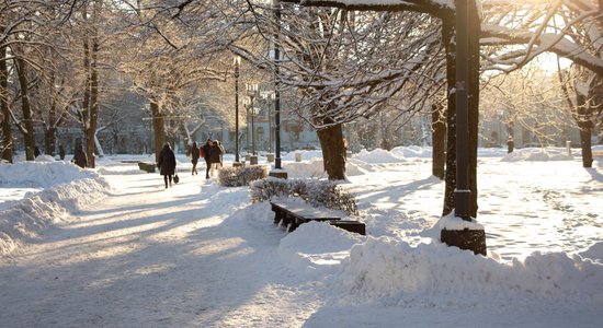 Середина января в Латвии была на три градуса холоднее нормы