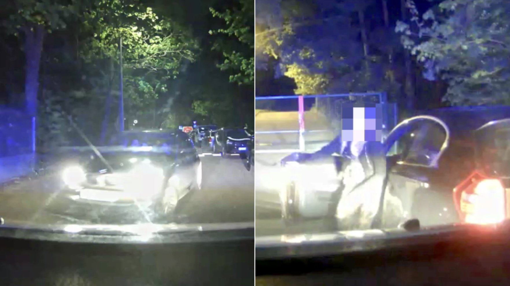 Video: Policija Vecmīlgrāvī aiztur iereibušu BMW vadītāju; vainīgā bēg un izmanto piparu gāzi