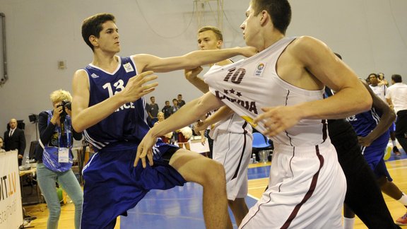 Eiropas U-16 basketbola čempionāts, fināls: Latvija - Francija - 96