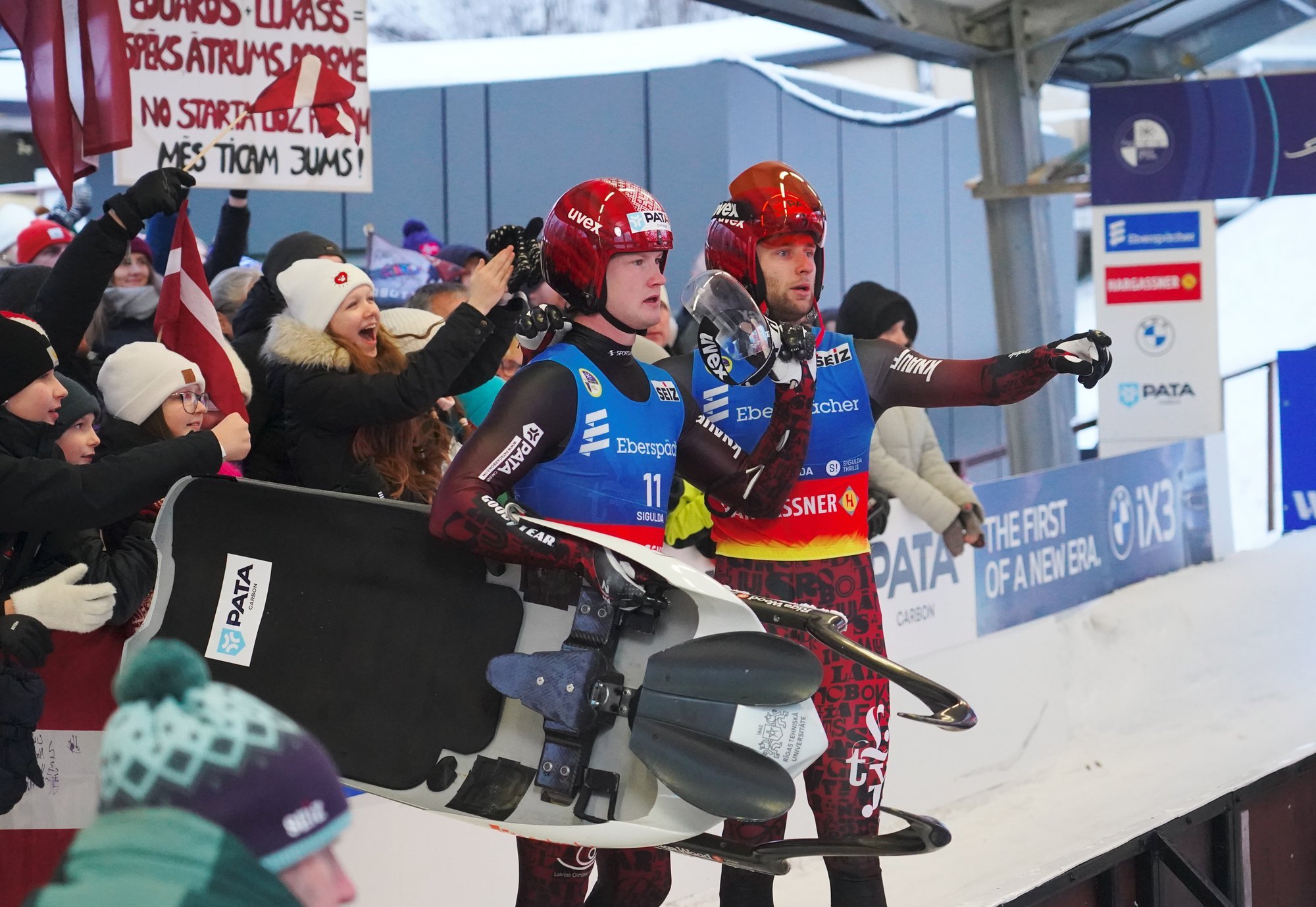 Latvian Sled Duo: Vinterberg Results – 7th & 8th Place