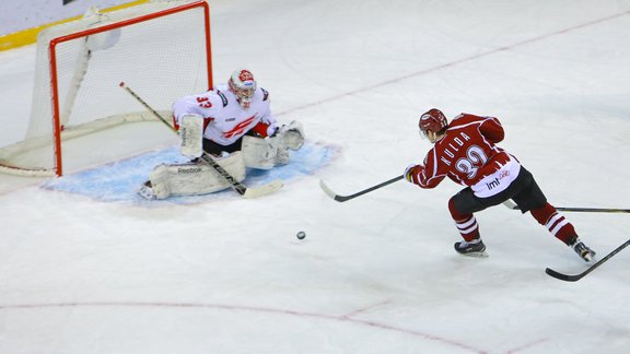 Hokejs, KHL spēle: Rīgas Dinamo - Avangard - 34