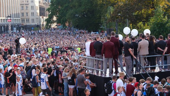 Basketbols. Latvijas izlases sagaidīšana - 49