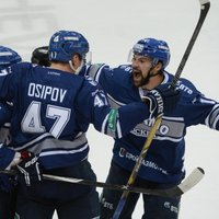 Daugaviņš raida ripu tukšos vārtos Maskavas 'Dinamo' uzvarā