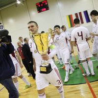 Сборная Латвии по футзалу — обладатель Кубка Балтии