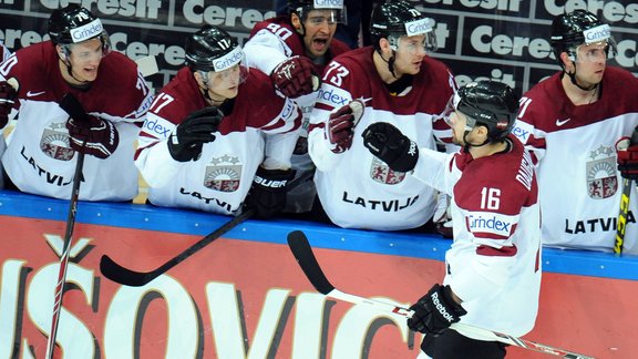 Hokejs, Pasaules čempionāts: Latvija - Francija