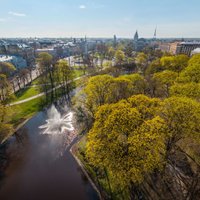 Virtuāli apskati desmit Rīgas parkus no putna lidojuma