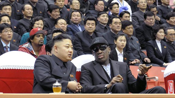 Kim Jong-Un and Dennis Rodman