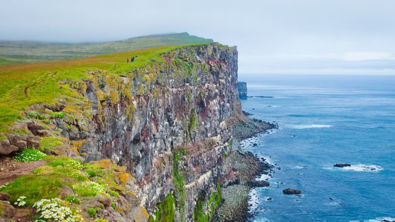 Latrabjarg Islande klintis jūra