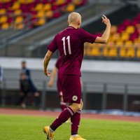 Latvijas U-21 futbola izlase svinīgā mačā pieveic Sanmarino