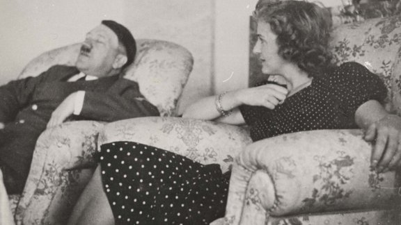 Adolf Hitler and Eva Braun