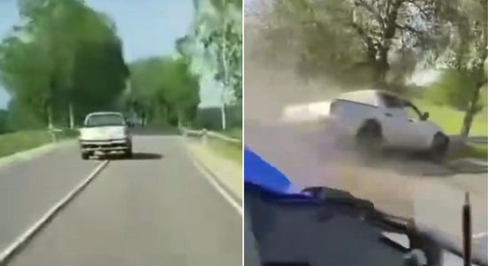 ВИДЕО: пьяный водитель на краденой машине попал в аварию. В его организме констатировали 3 промилле