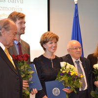 Vaidere saņem Eiropas Zinātņu un mākslu akadēmijas balvu