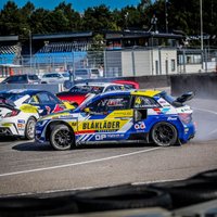 Latviju pārstāvošajiem autosportistiem trīs goda pjedestāli 'RallyX Nordic' sacensībās Rīgā