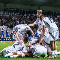 Latvijas futbolisti izcīna vēsturē pirmo uzvaru UEFA Nāciju līgas C divīzijā