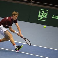 Latvijas tenisisti Deivisa kausa izcīņas duelī cieš neveiksmi pret Norvēģiju