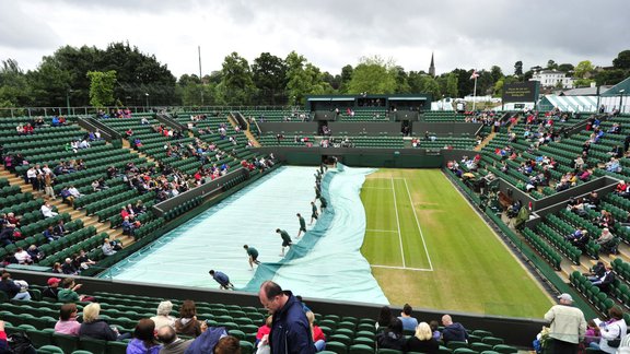 Wimbledon rain