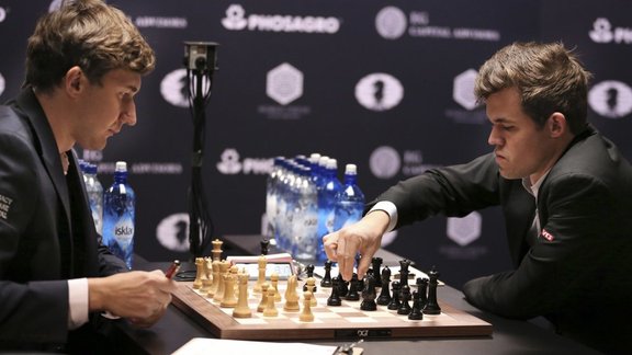 Chess Magnus Carlsen Norway, Sergey Karjakin Russia