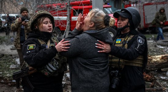 Krievijas raķešu triecienā Slovjanskā nogalināti 11 cilvēki