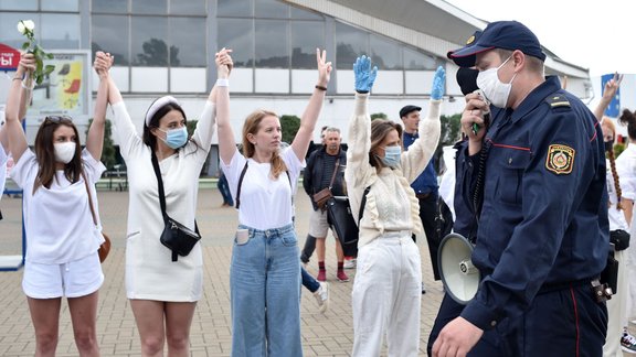 Demonstrācijas Baltkrievijā  - 1