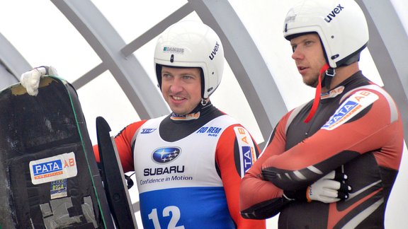 Tradicionās kamaniņu sporta pirmssezonas sacensības starta rāvienos "Prezidenta kauss 2015" - 53