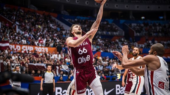 Basketbols, Pasaules kauss: Latvija - Francija - 17