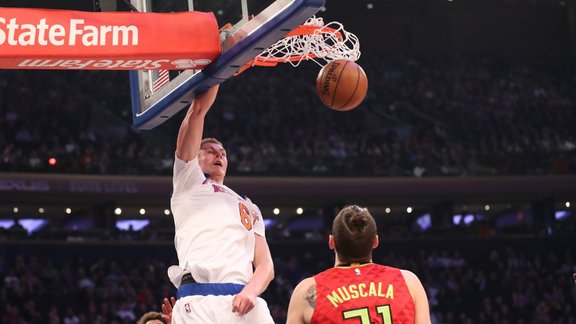 Basketbols, NBA spēle: Knicks - Hawks