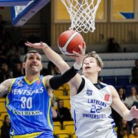 "Ventspils" basketbolisti pārtrauc zaudējumu sēriju Latvijas-Igaunijas līgā