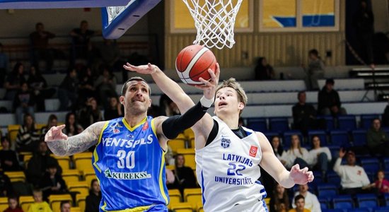 "Ventspils" basketbolisti pārtrauc zaudējumu sēriju Latvijas-Igaunijas līgā