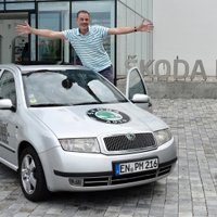 Vācietis ar 'Škoda Fabia' nobraucis jau miljonu kilometru