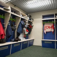 Foto: Hokeja klubs 'Mogo' prezentē atjaunoto ledus halli