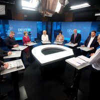 Европа: за кого голосовать? Дебаты лидеров партий - на "DELFI TV с Янисом Домбурсом"